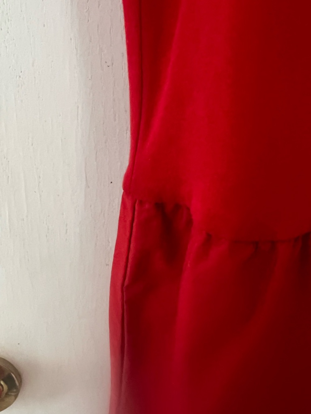 a new day Red Sleeveless Mock Neck Maxi Dress, Medium - Picture 3 of 6